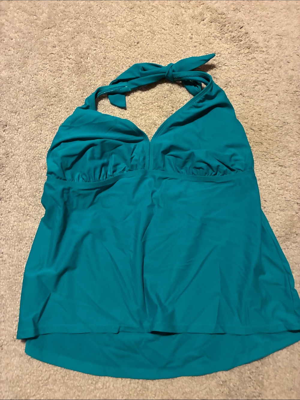 Avia Teal Halter Swim Top